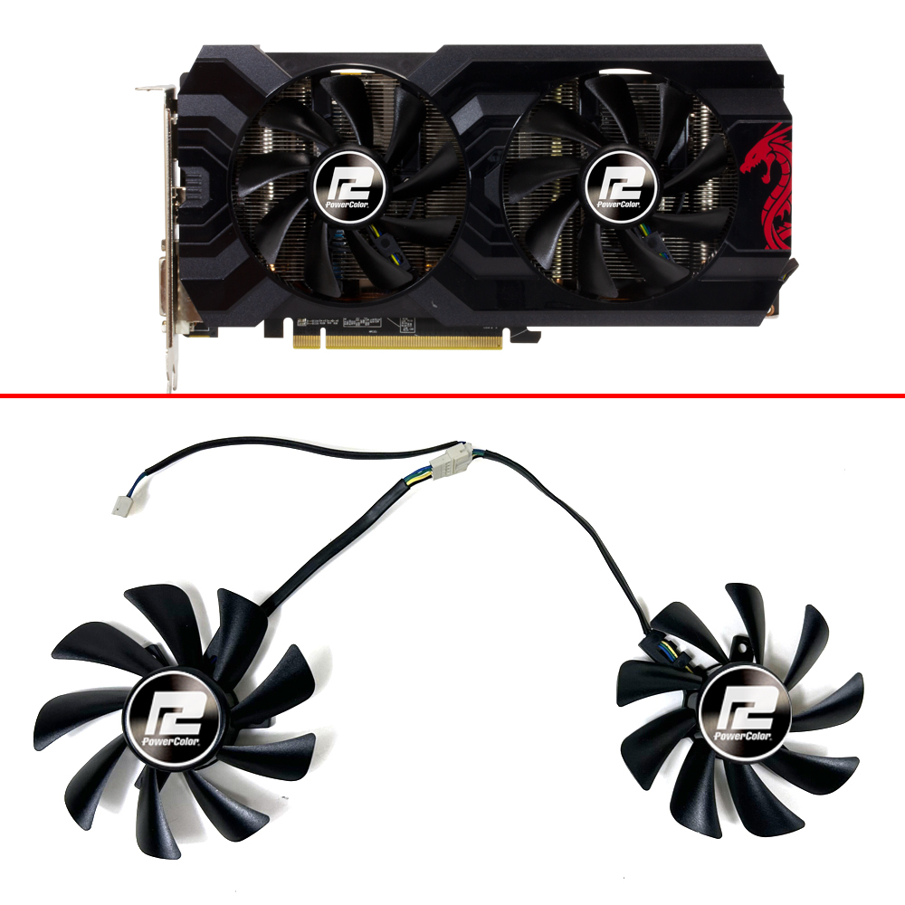 Rx 580 8Gb 2048Sp Gpu - 파워컬러 레드 드래곤 라데온 RX480 GPU