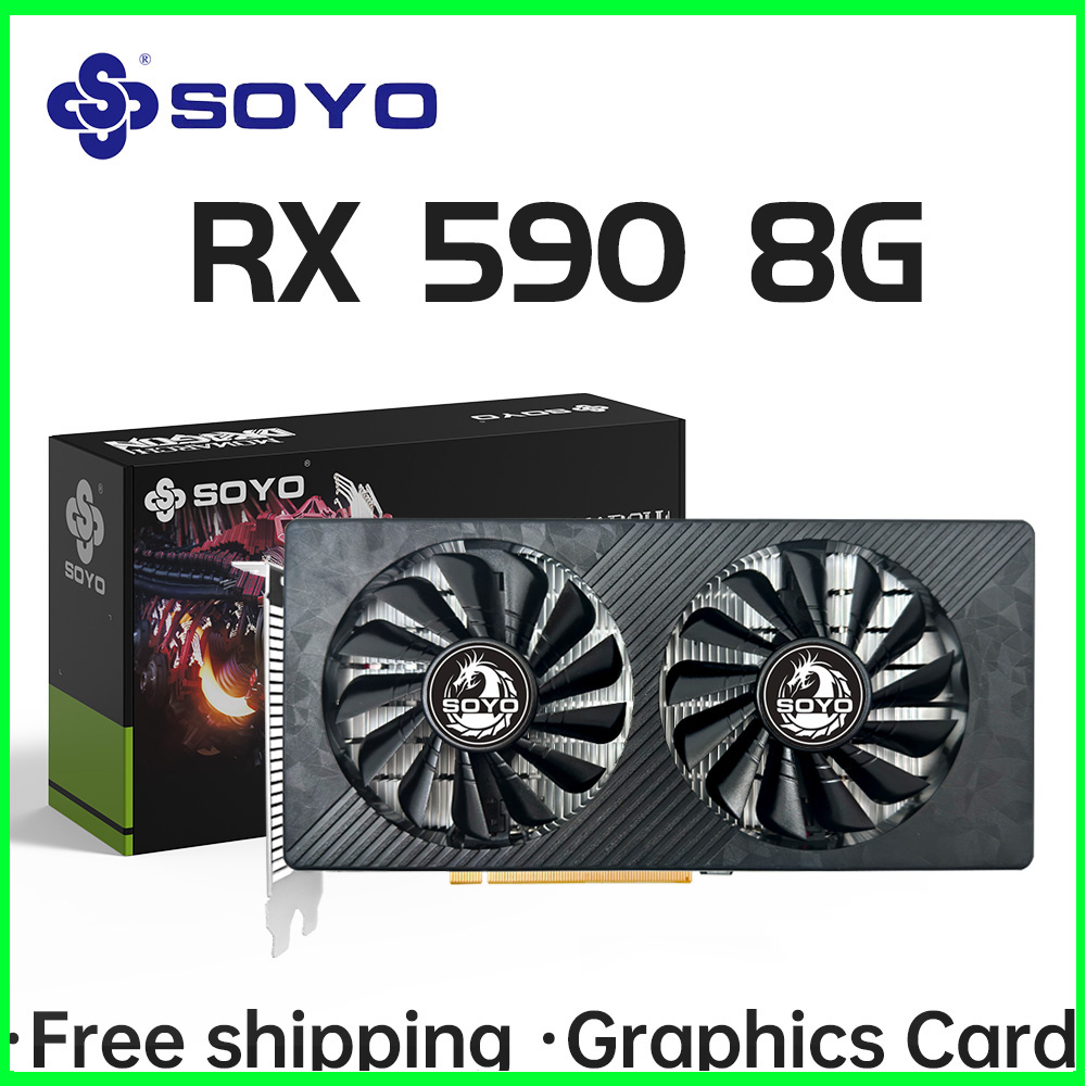 SOYO AMD RX 590 8GB Placa De 비 - Rtx 3070 8Gb Graphics Card 리뷰 및 가격