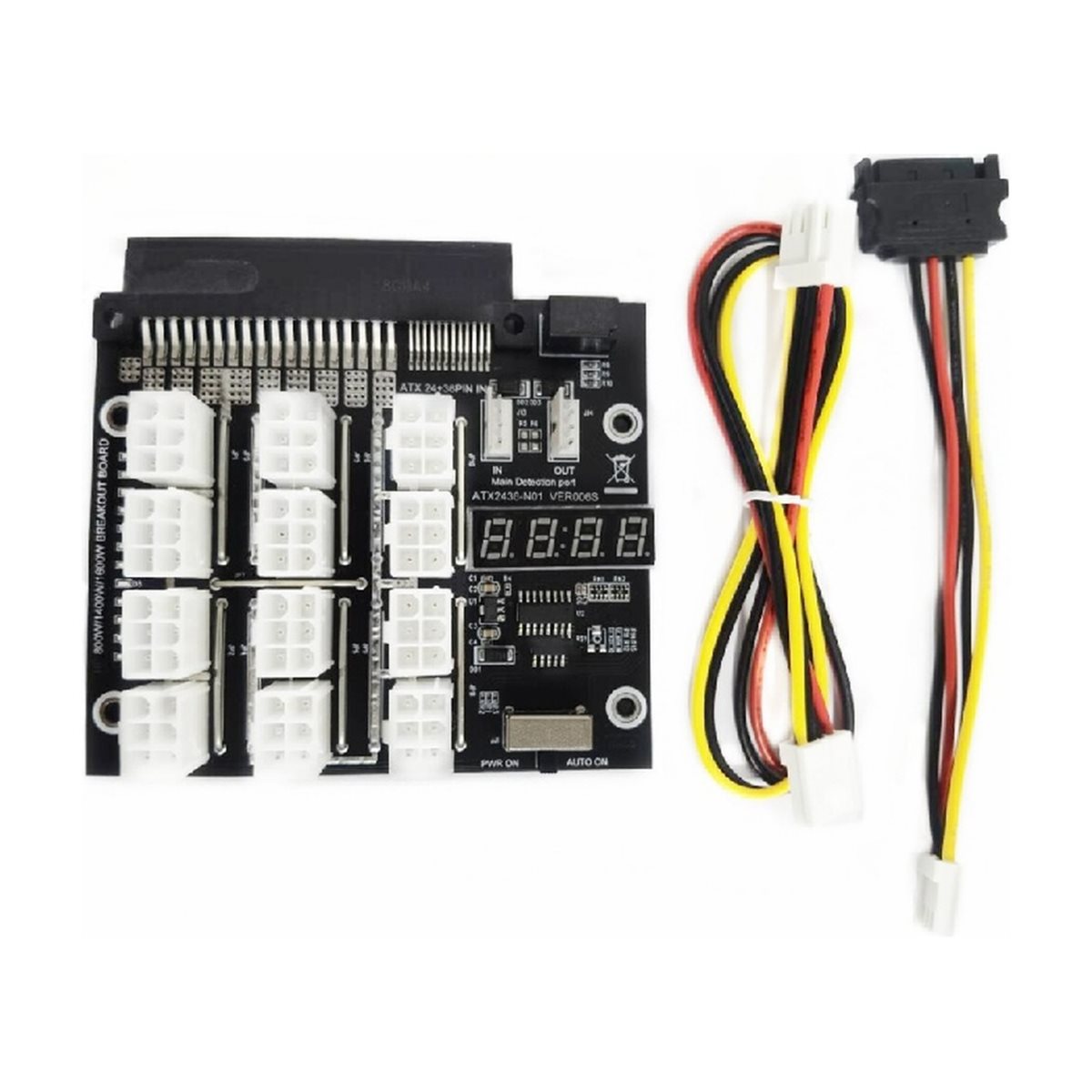 M05K 12 포트 PCIe 6핀 커넥터 브레이크아웃  - 2400W Server Psu Breakout Board 리뷰 및 가격