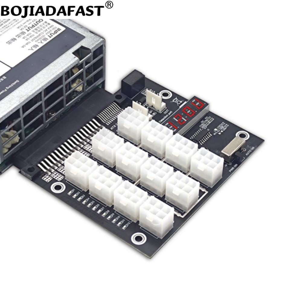 12개의 포트를 갖춘 PCIE 6핀 커넥터 서버용 전원 - 2400W Server Psu Breakout Board 리뷰 및 가격