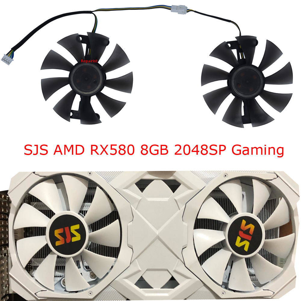 게임용 비디오 카드 선풍기, GA91S2H, FL801 - Rx 580 8Gb 2048Sp Gpu 리뷰 및 가격